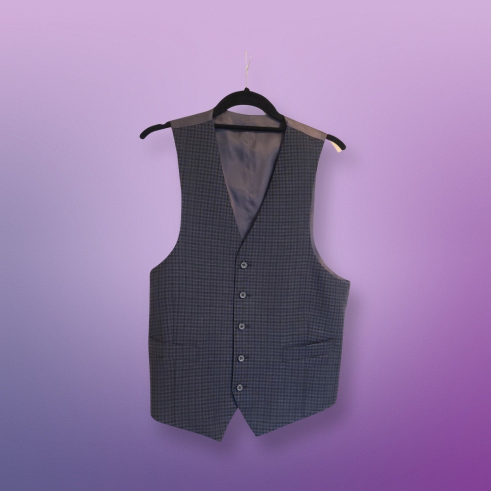 Checkered Men's Vest